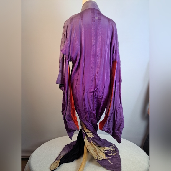 Vintage Japanese Kimono possible Mikado, Madame Butterfly, Geisha, Asian Costume - Picture 4 of 8